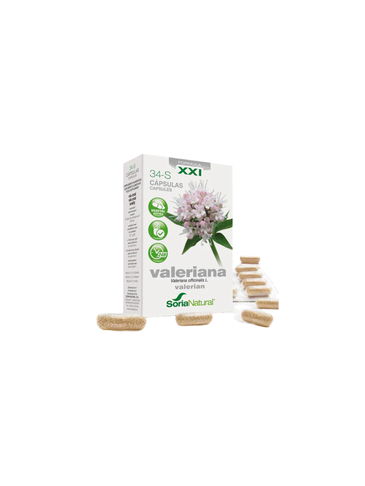 Soria natural valeriana 30 capsulas