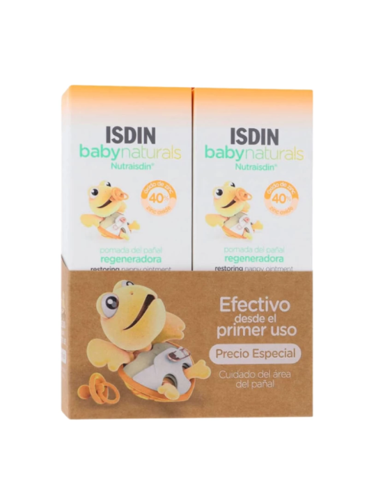 Isdin baby naturals nutraisdin pomada zn40 pañal regeneradora duplo 100 ml
