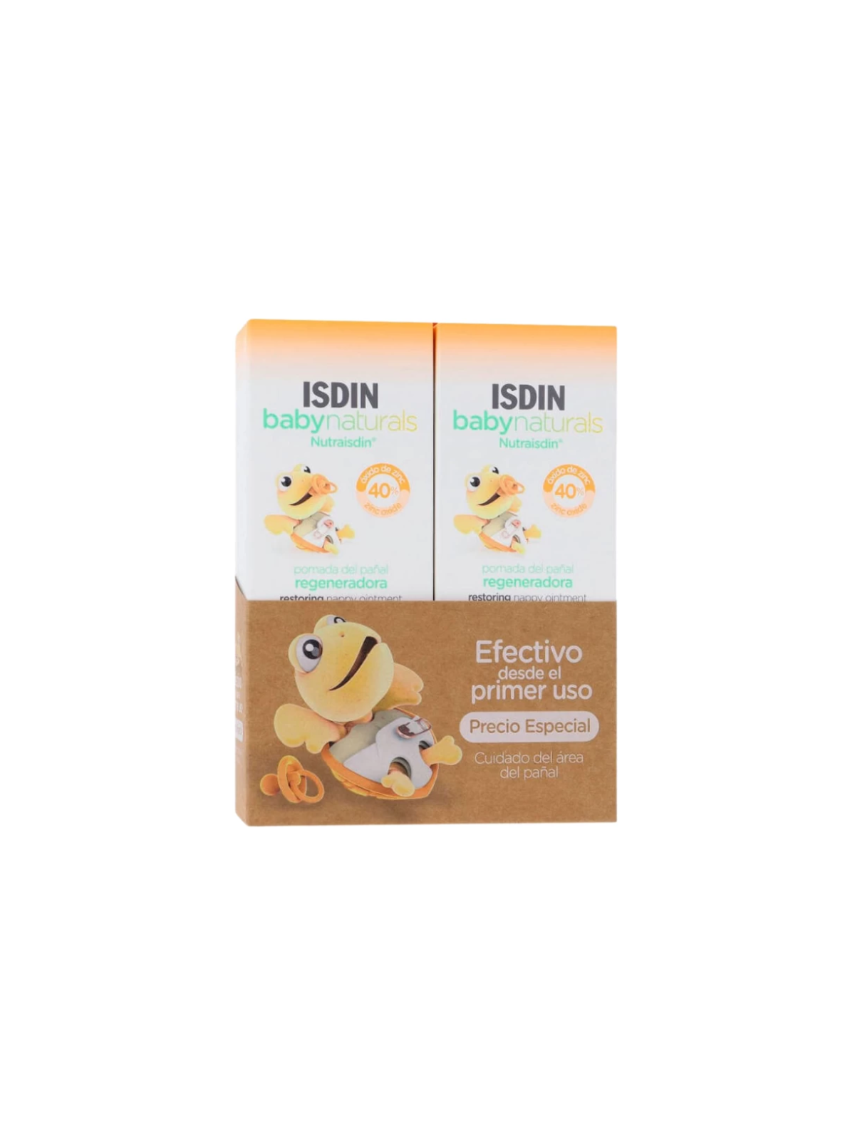 Isdin baby naturals nutraisdin pomada zn40 pañal regeneradora duplo 100 ml