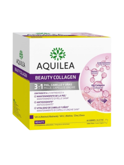 Aquilea total beauty 30 sobres 11,5g sabor fresa