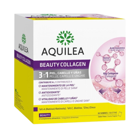 Aquilea total beauty 30 sobres 11,5g sabor fresa