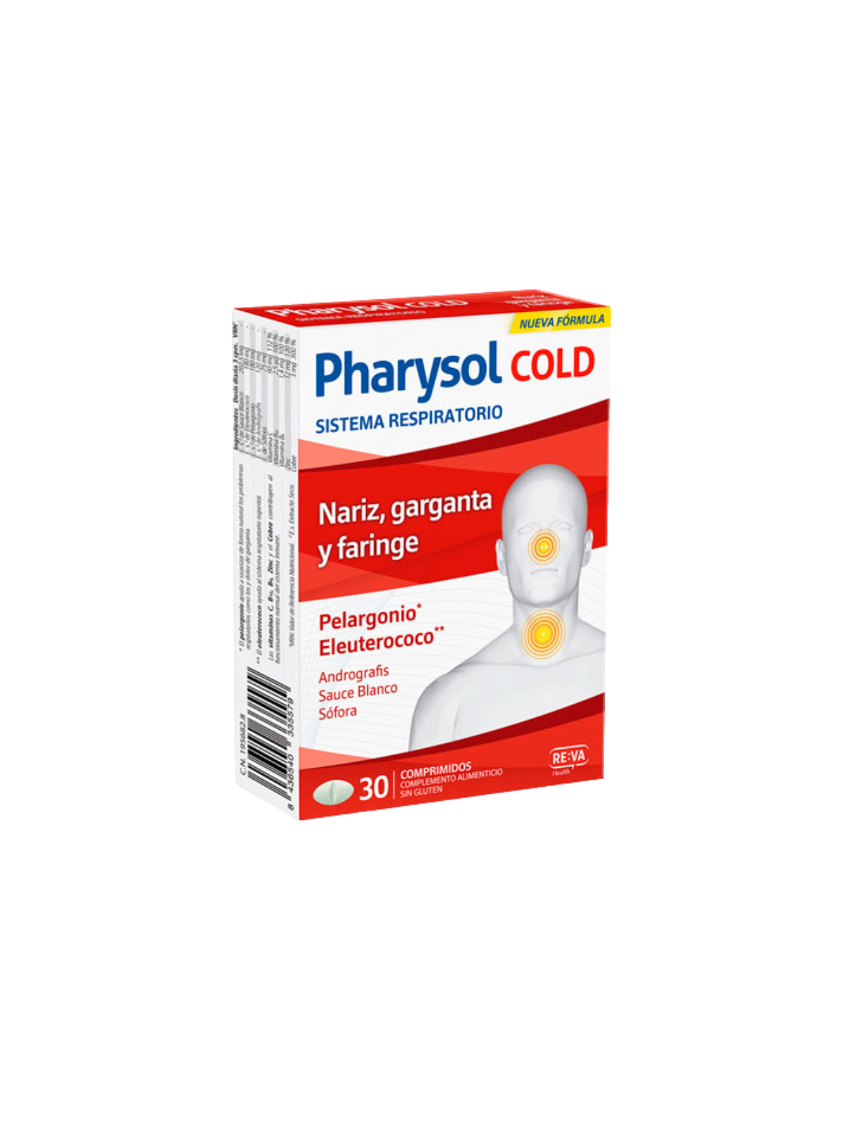 Pharysol cold 30 comprimidos