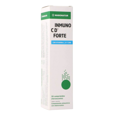 Inmuno C D forte 20 comprimidos efervescentes sabor naranja