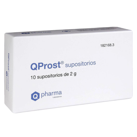 Qprost supositorios 10 supositorios