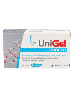Unigel procto supositorios 5 unidades