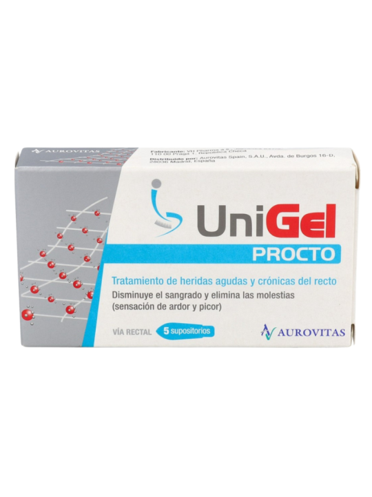 Unigel procto supositorios 5 unidades