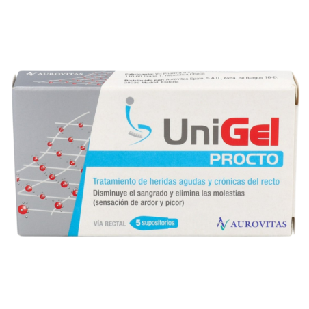 Unigel procto supositorios 5 unidades