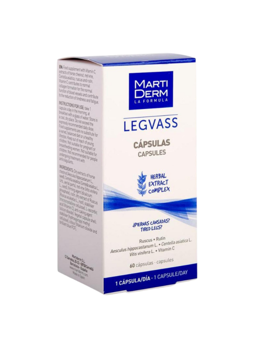 Martiderm legvass oral 60 caps