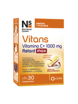 NS vitans vitamina c + 1000 mg retard max 30 comprimidos