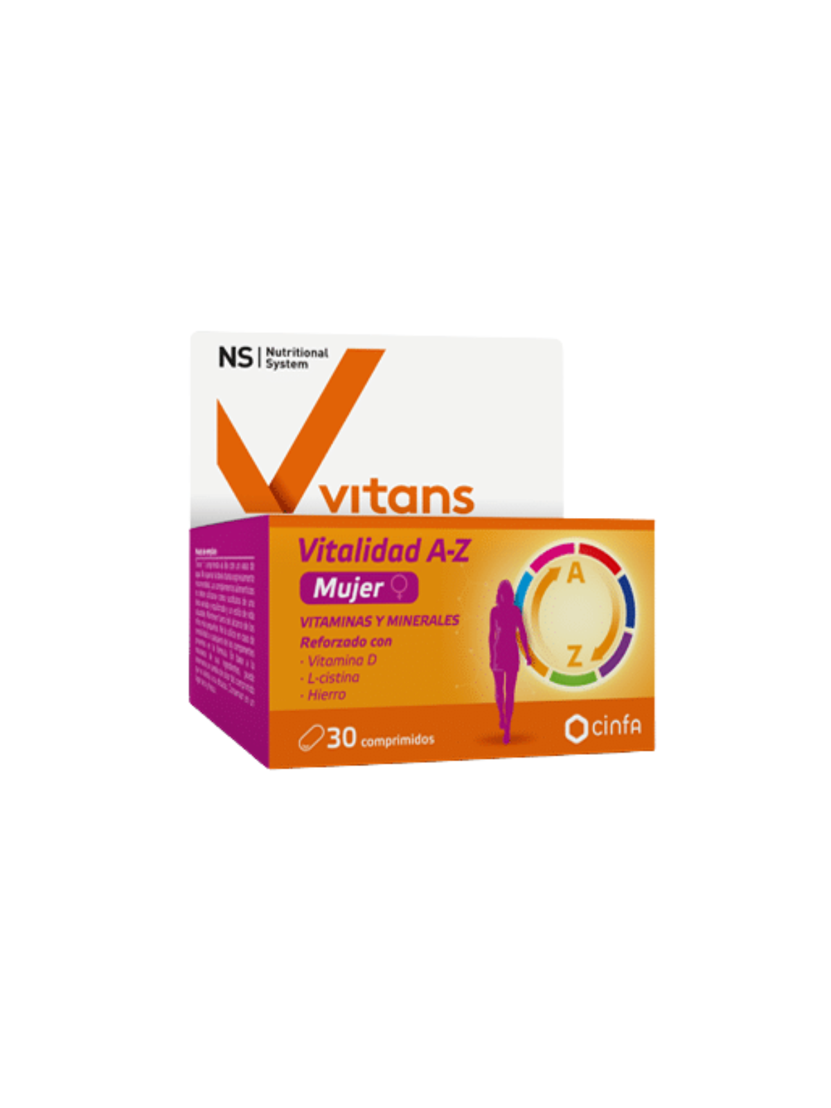 NS vitans vitalidad A-Z mujer 30 comprimidos