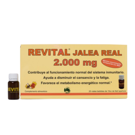 Revital jalea real 2000mg ampollas bebibles 20 viales