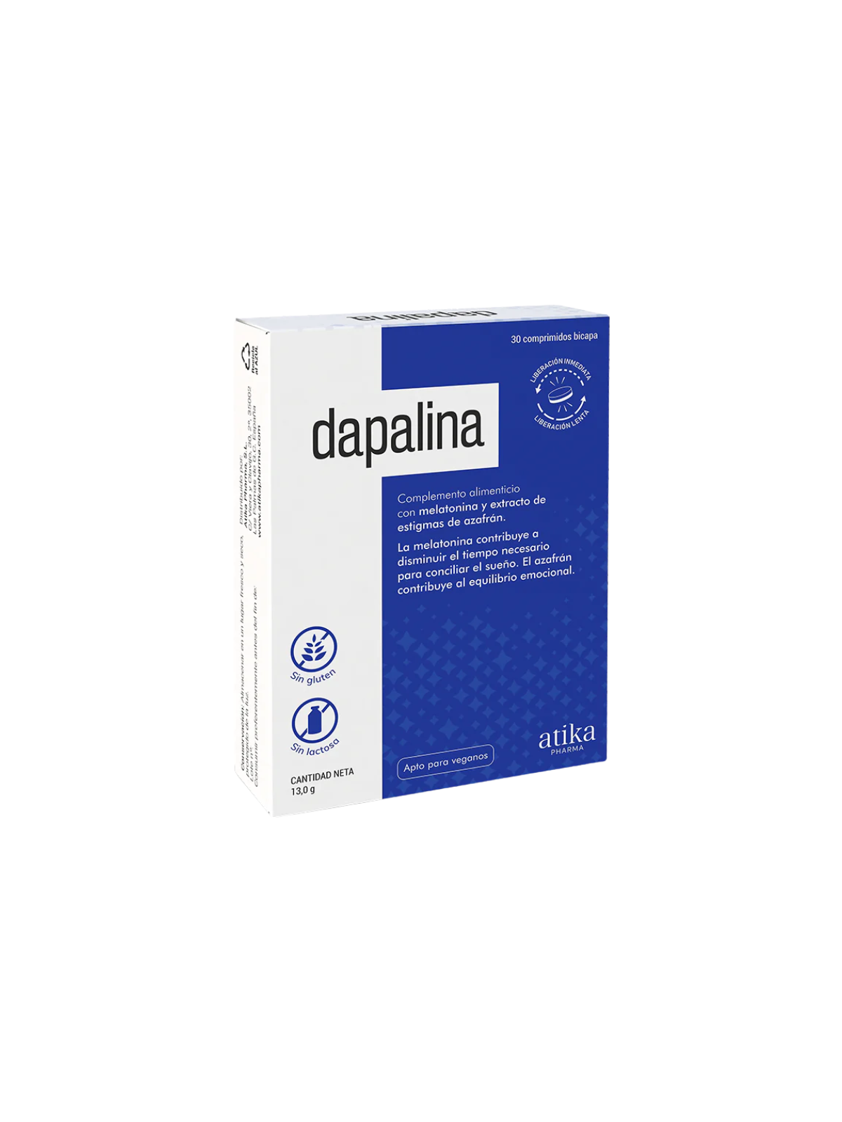 Dapalina 30 comprimidos bicapa