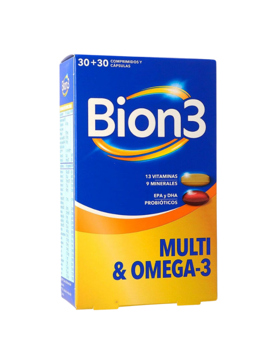 Bion3 multi & omega-3 30 comprimidos + 30 capsulas