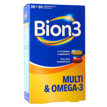 Bion3 multi & omega-3 30 comprimidos + 30 capsulas