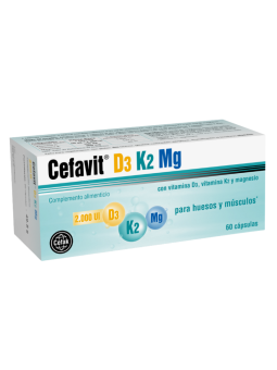 Cefavit D3 K2 MG 60 capsulas