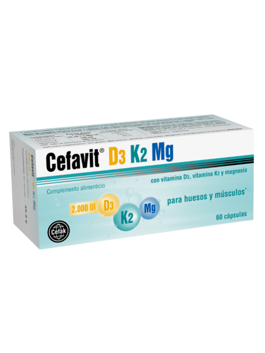 Cefavit D3 K2 MG 60 capsulas