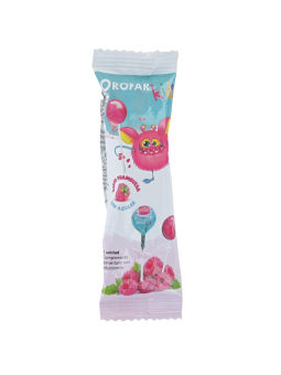 Orofar kids 1 piruleta sabor frambuesa