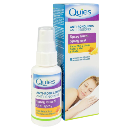 Quies spray bucal antirronquidos miel y limón 70