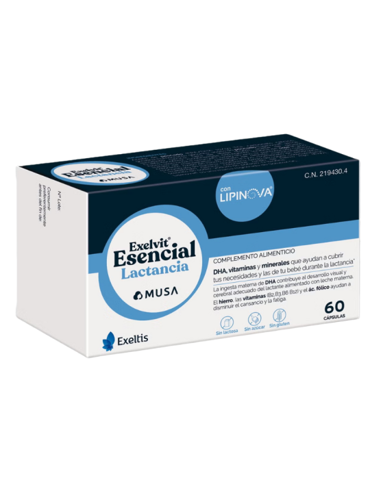 Exelvit esencial lactancia 60 capsulas
