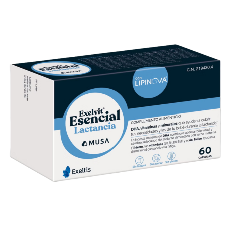 Exelvit esencial lactancia 60 capsulas