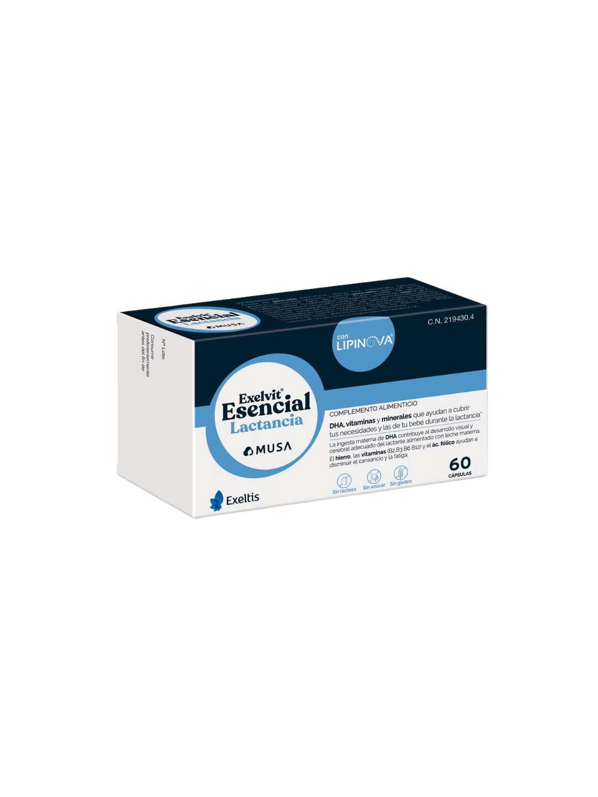 Exelvit esencial lactancia 60 capsulas