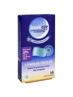 Snoreeze láminas orales 14 unidades