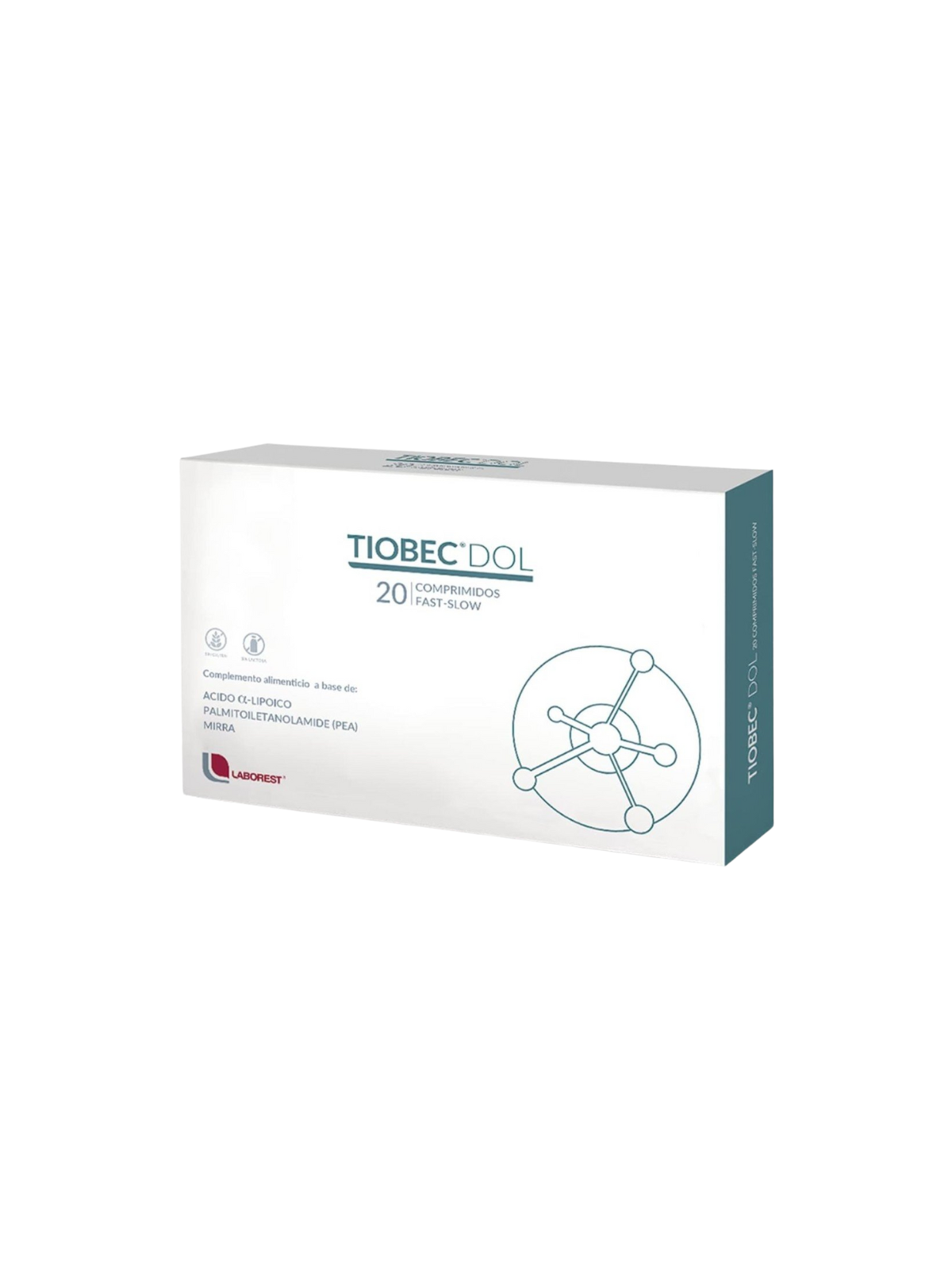 Tiobec dol 20 comprimidos
