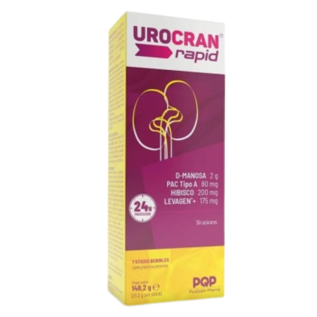 Urocran rapid 7 sticks bebibles 148g
