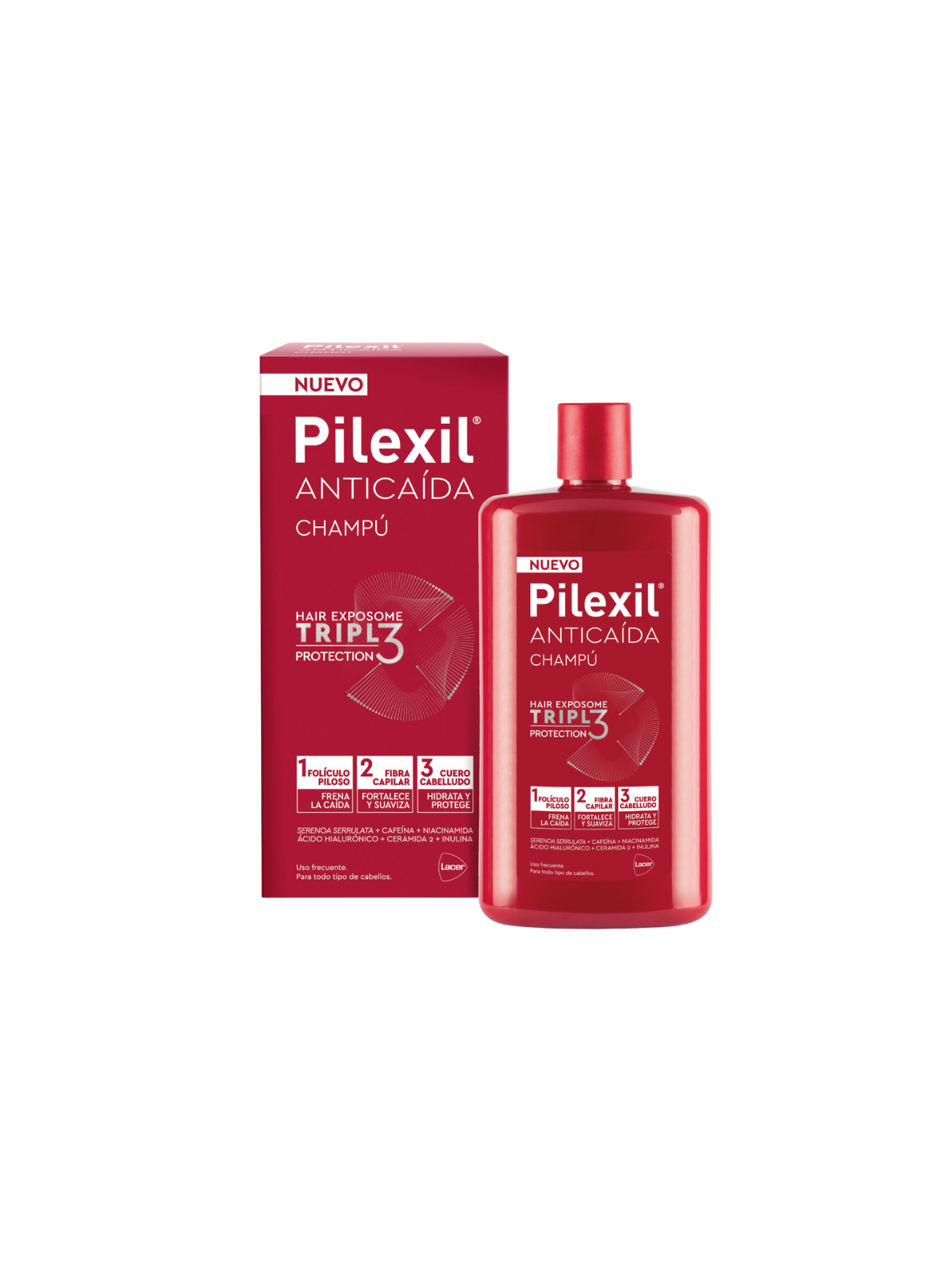 Pilexil anticaida champu triple proteccion 450ml