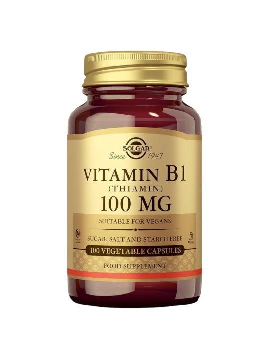 Solgar vitamina B1 100mg 100 comprimidos