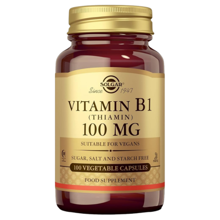 Solgar vitamina B1 100mg 100 comprimidos
