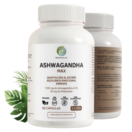 Bioactive labs  ashwagandha max 60 capsulas