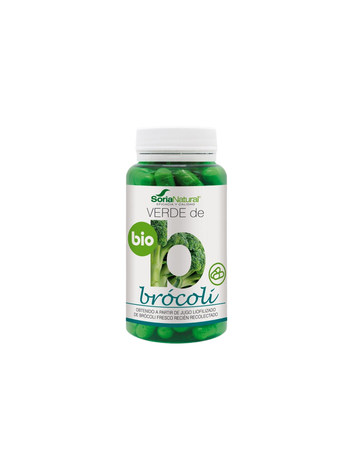 Soria natural verde de brocoli 80 capsulas