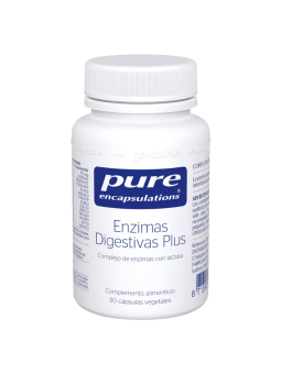 Pure enzymas digestivas plus 90 capsulas