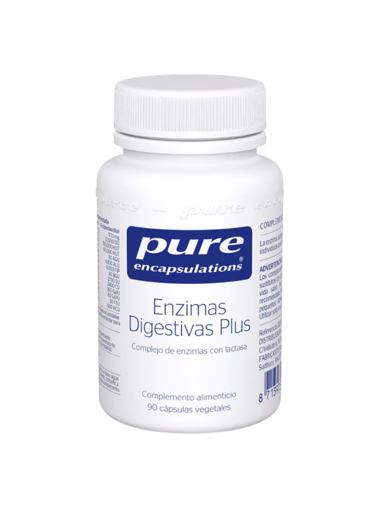 Pure enzymas digestivas plus 90 capsulas