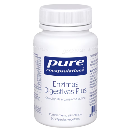 Pure enzymas digestivas plus 90 capsulas