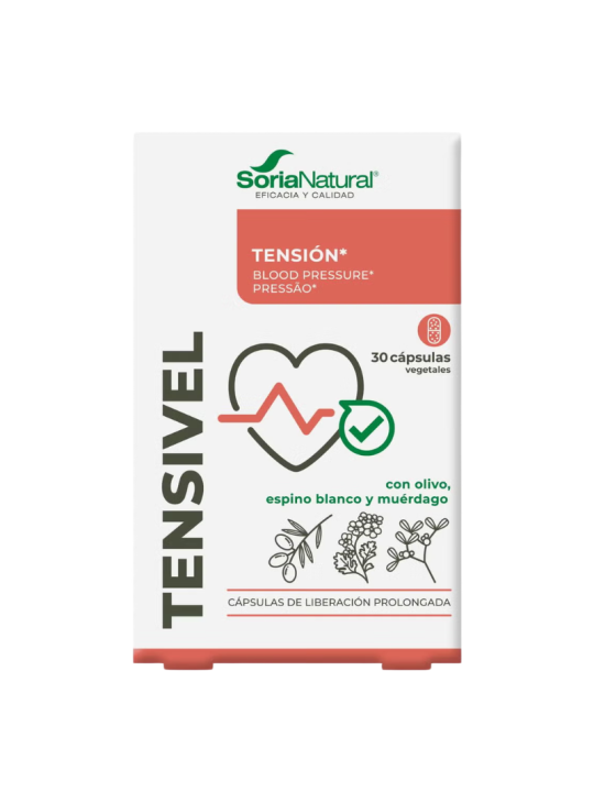 Soria natural tensivel olivo-espino blanco-muerdago 30 capsulas