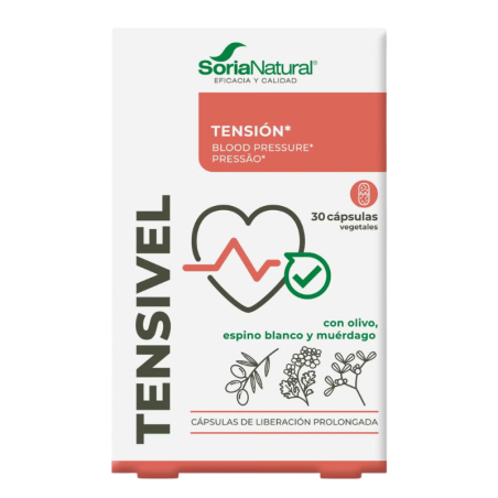 Soria natural tensivel olivo-espino blanco-muerdago 30 capsulas