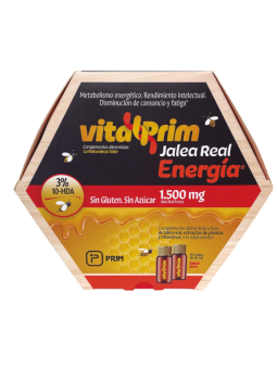 Vitalprim jalea real energia 20 viales 10ml sabor pera