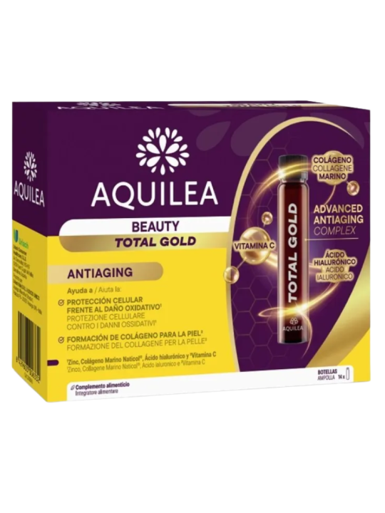 Aquilea beuty total gold antiedad 14 ampollas