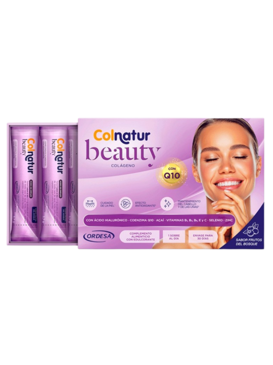Colnatur beauty 30 sobres 3,7g sabor frutos del bosque