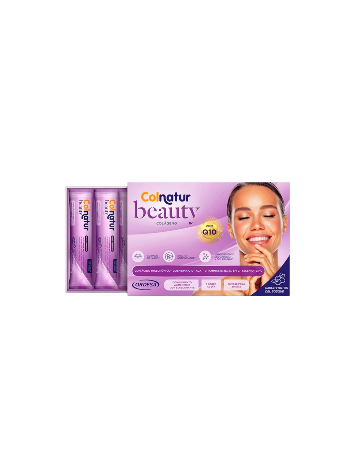 Colnatur beauty 30 sobres 3,7g sabor frutos del bosque