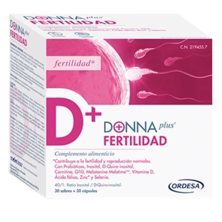 Donnaplus fertilidad 30 capsulas + 30 sobres 7g
