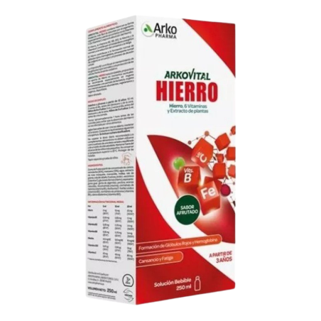 Arkovital hierro 500ml sabor afrutado