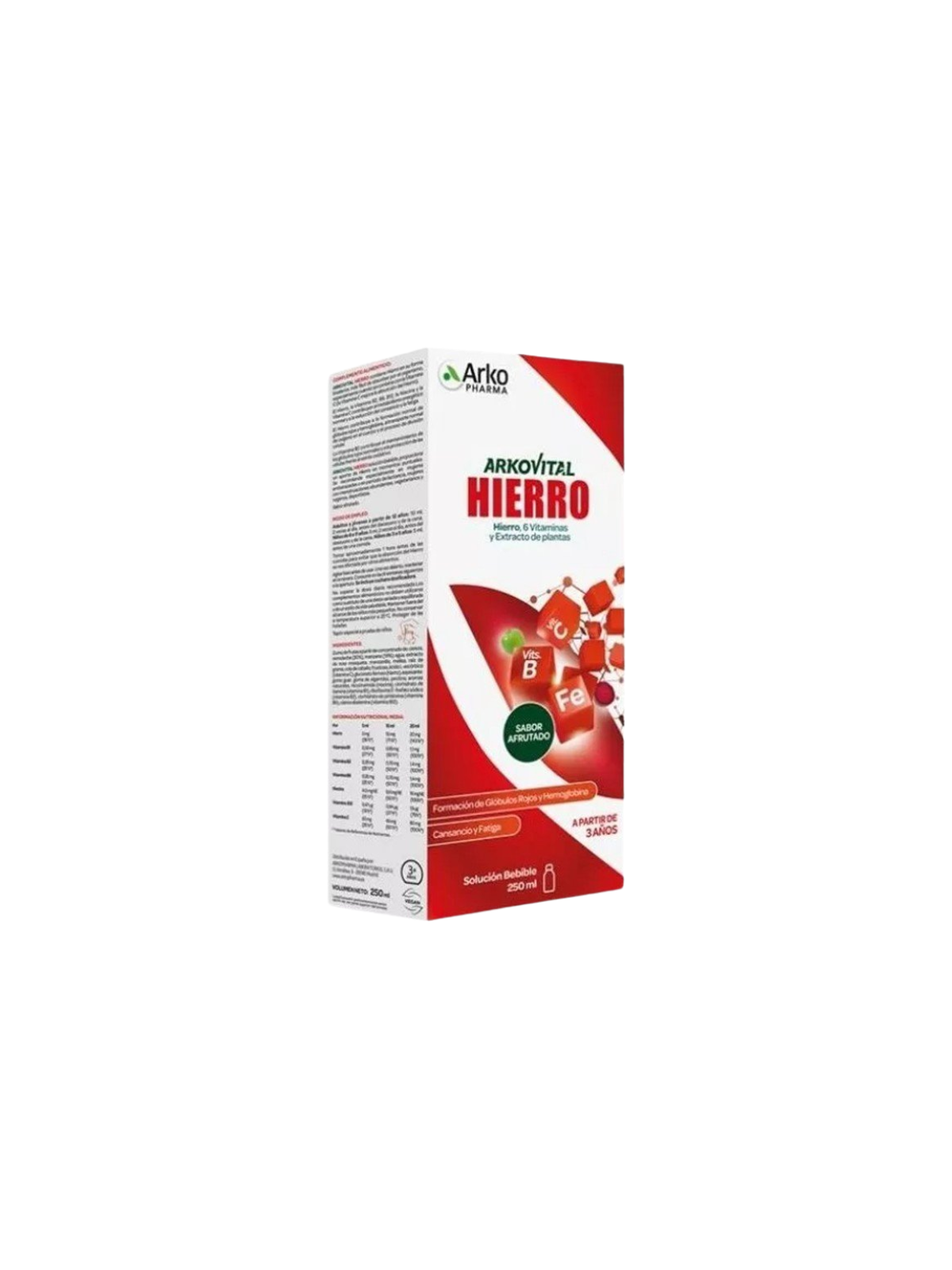 Arkovital hierro 250ml sabor afrutado