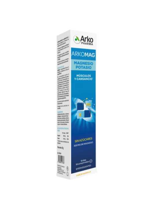 Arkovital magnesio potasio efervescente 18 comprimidos