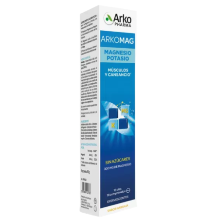 Arkovital magnesio potasio efervescente 18 comprimidos