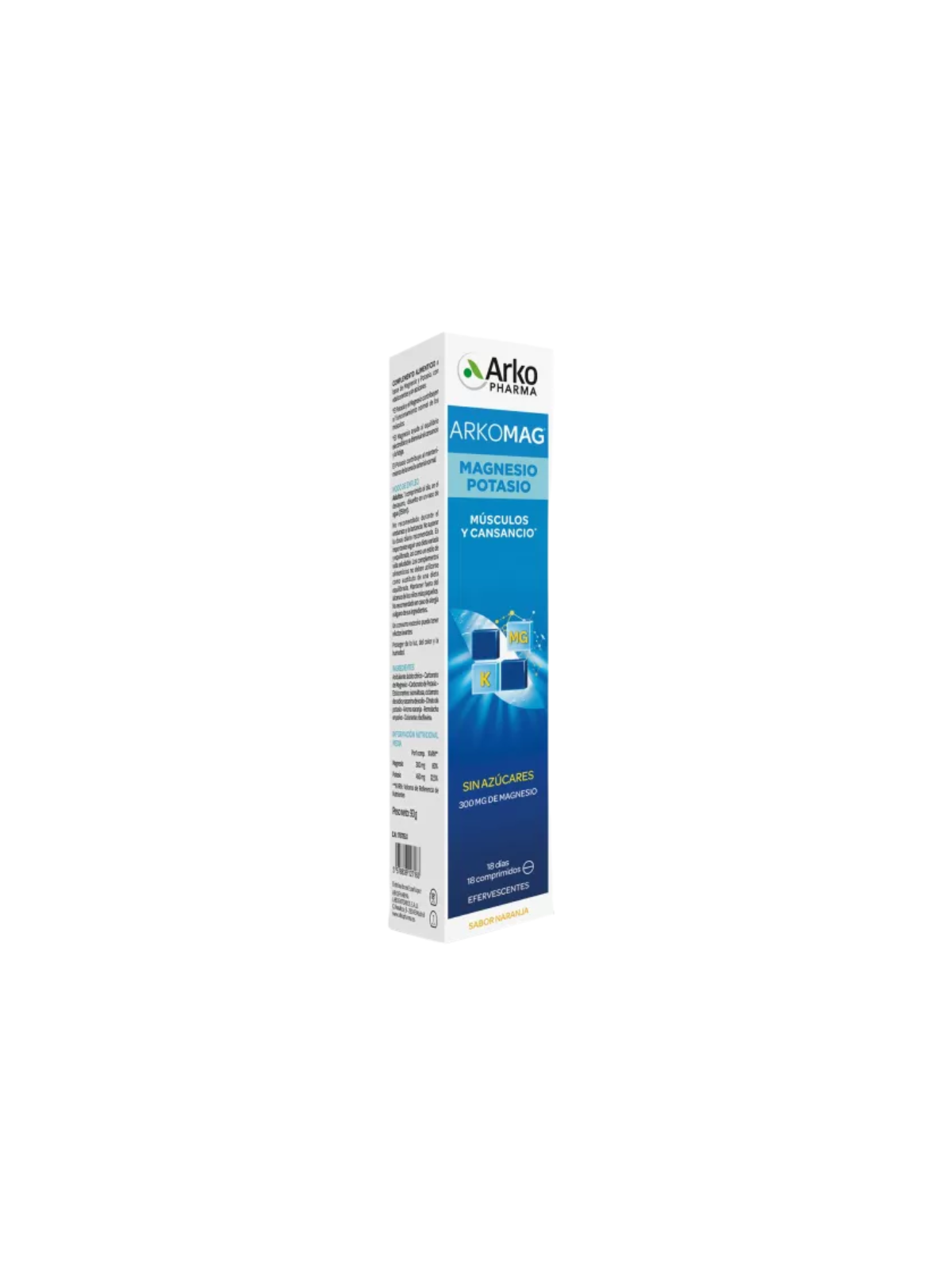 Arkovital magnesio potasio efervescente 18 comprimidos