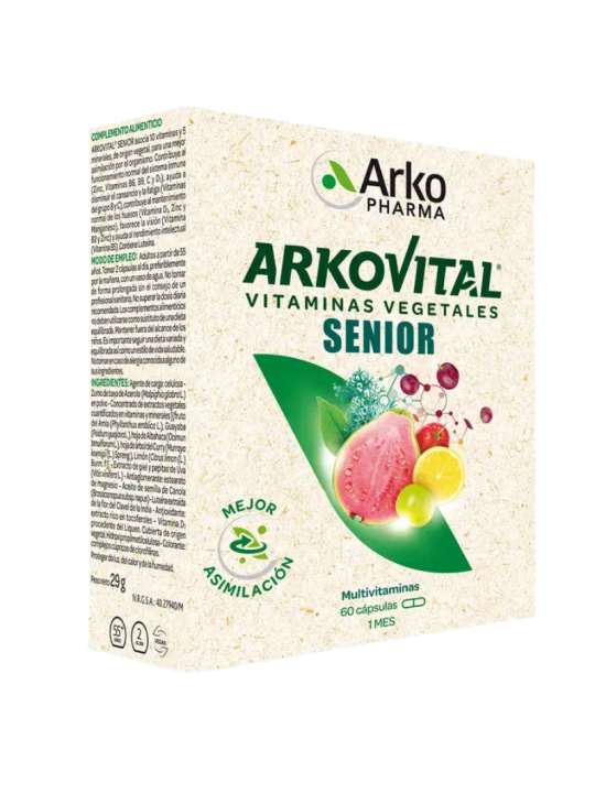 Arkovital senior 50+ 60 capsulas 15% descuento
