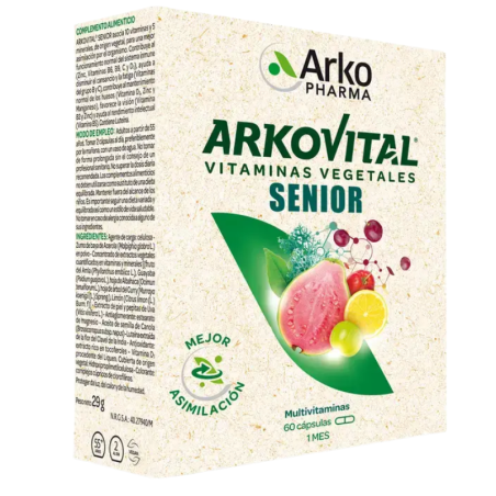 Arkovital senior 50+ 60 capsulas 15% descuento